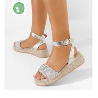 Eva Zorteon- Sandalias Mujer Plana Yute,Alpargata plataforma Verano. Marca TULIPANO. - details 1