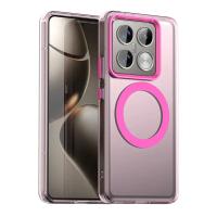 Funda Protectora Mate Transparente Para Xiaomi 14T pro POCOX6 pro Redmi 14C 13R Note 14 pro plus 5G Compatible Con Magsafe Antichoque Cubierta Trasera - details 1