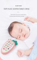 Juguete Educativo Montessori Para Bebés Teléfono De Radish Con Sonido Y Música Juguete De Mordedor Bitable Para Niños Juguetes De Aprendizaje Y Sueño - details 6