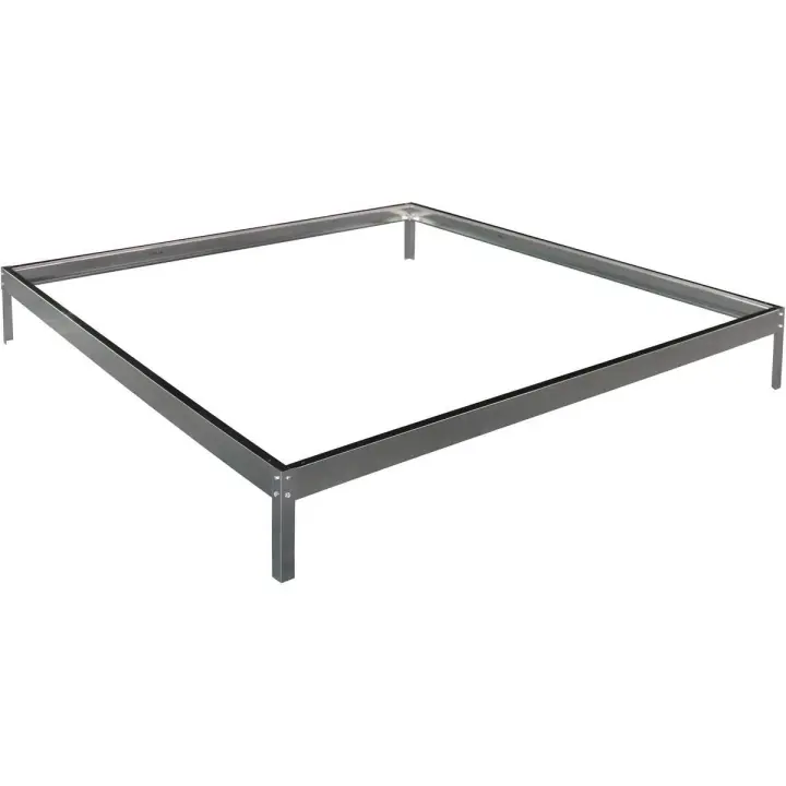 Base para invernadero en policarbonato "Hortensia 3,65m²" color Zinc - 1