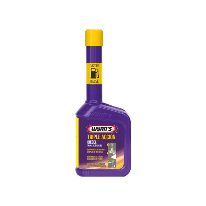 Wynns Triple Acción Diésel 325ml - Limpia Inyectores - Reduce Emisiones - Mejora Economía - 1