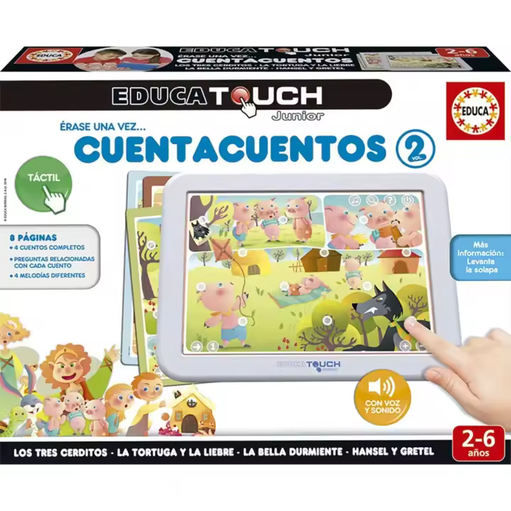Educa Borras Education Touch Junior: Cuentos De Cuentas 2 Juego De Mesa - 1