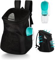Mochila de Transporte para Mascotas Pequeñas – Ideal para Perros y Gatos | Diseño Transpirable, Correas Ajustables y Tela Resistente al Agua y Arañazos | ¡INCLUYE BEBEDERO PORTÁTIL DE REGALO! - details 0