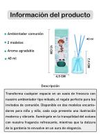 Pack de 9 a 36 unidades de Ambientador mikado Aroma agradable, decoracion, Recuerdo de primera comunión, Detalles para comunión niño y Detalles para comunión niña, Regalos para invitados originales, Regalantes.com - details 1