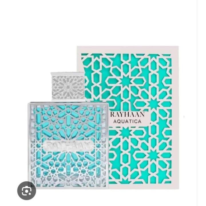 Rayhaan - Esencia perfumada Aquatica 100 ml unisex con notas de brisa marina y flores blancas, frasco elegante en… — oferta en Miravia