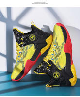 Zapatos De Baloncesto De Alta Top Para Estudiantes Antideslizantes Y Resistentes Al Desgaste Con Superficie De Malla Transpirable Para Jóvenes Deportistas - details 30