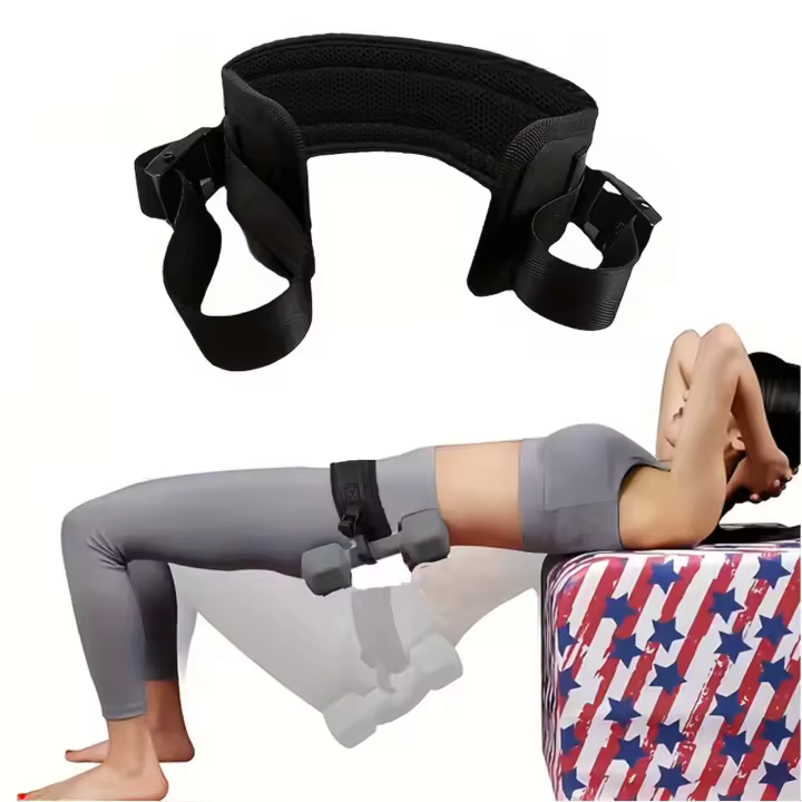 Cinturón De Eje Glúteo Para Ejercicios Eficaces De Puentecillo Squat Lunge Y Dip Con Dumbbells Kettlebells Mejora El Entrenamiento De Glúteos - 1