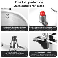Pressure Cooker 3/7L, aluminum alloy, mutiFunctions Pressure Cooker, With handle，Silver，Suitable for gas - details 4