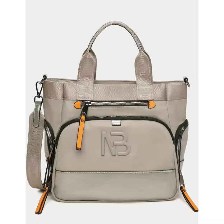 BINNARI Bolso Bandolera BINNARI Mujer Ceniza / Negro  (Mod: 20482) - 1