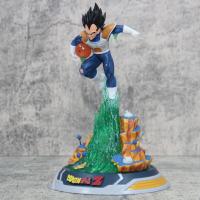 Figura De Colección Dragon Ball Z 25cm Super Saiyan Vegeta Anime PVC Luz Interiorizable Modelo Figura De Decoración Regalo - details 9