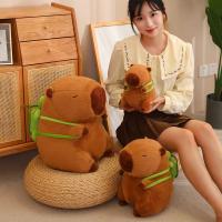 Juguete De Peluche Capybara Lindo Con Mochila De Tortuga Peluche Suave Para Niños Regalo De Cumpleaños O Navidad Animal De Peluche Capibara - details 10