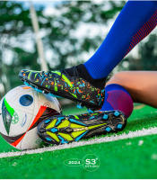 Zapatos De Fútbol FG/TF Para Hombres Y Mujeres Antideslizantes Duraderos Entrenamiento Al Aire Libre Microfibra - details 5