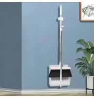Cepillo De Piso Rotativo Plegable Y Grueso Con Cepillo De Peluche No Adhesivo Conjunto De Escoba Y Escoba Para El Hogar Herramienta De Limpieza - details 10