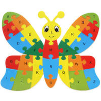 Rompecabezas Educativo De Madera Con Letras Inglesas Y Animales Juguete Inteligente Para Niños Cognición Temprana Regalos Para Bebés - details 9
