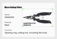 Aguja De Pesca Multifuncional KINGDOM 62g Cortador De Línea Abrazadera De Cuerda Y Retirador De Anzuelos Herramienta De Pesca - details 3