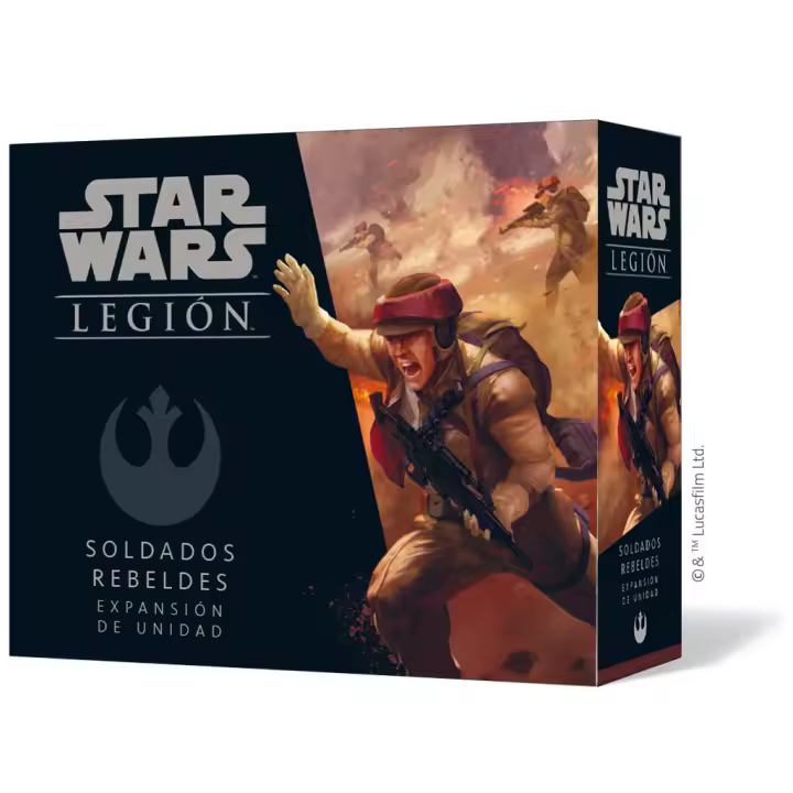 Star Wars Legion Soldados rebeldes (Expansión de unidad) Español/Alemán/Inglés/Francés - 1
