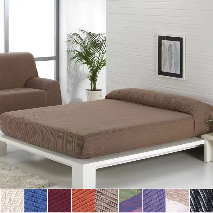 Colcha Multiusos Cama y Sofa. Jarapas Plaid Foulard cubrecama Mantas de Sofa Suave y Cómoda Practica y Suave. Poliéster Algodón- Modelo Espiga - 1