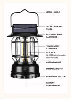 Lámpara De Camping Recargable USB Portátil Con Carga Solar Luz De Tenda Ajustable Sin Dimensión 3000-5000K Hecho De Aluminio - details 2