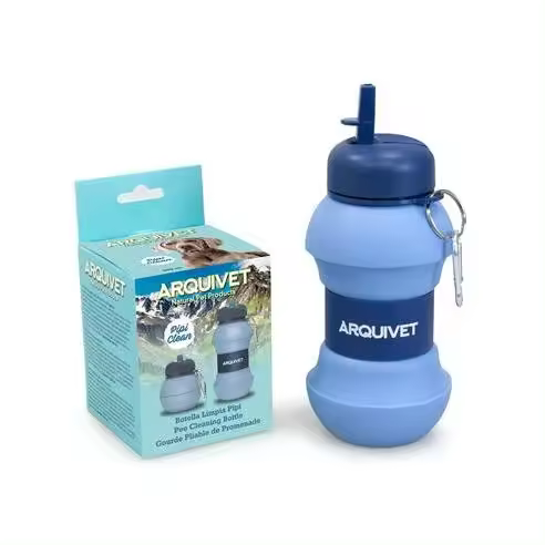 Botella plegable, ligera y compacta, perfecta para diluir la orina del suelo durante los paseos con tu perro. Capacidad abierta: 550 ml. - 1