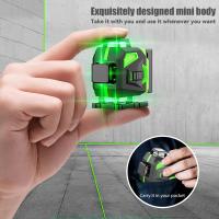 Nivel láser de 16 líneas nivel automático de línea verde nivel 360 nivel láser horizontal y vertical construcción profesional mini nivel láser - details 3