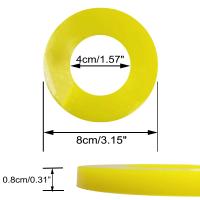 2X Almohadilla De Silenciador De Goma Universal Para Montaje De Torre De Amortiguador Frontal Disipador De Choque Absorbedor De Choque Anillo De Acero Inoxidable - details 1
