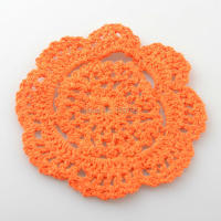 30Pcs Cojines De Mesa Redondos De Crochet Tapetes Para Vajilla Y Lámparas 10cm Eco-amigables De Poliéster Y Algodón Estilo Prairies Chic - details 7