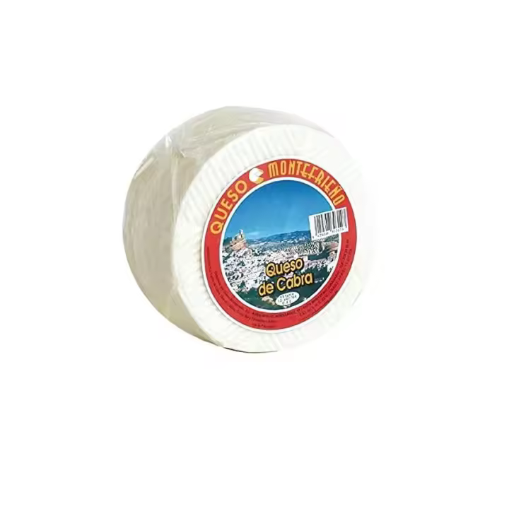 Ibéricos a Domicilio Gourmet Montefrieño Queso Tierno Puro de Cabra - Galardonado y Saludable - Ideal para Compartir - 1