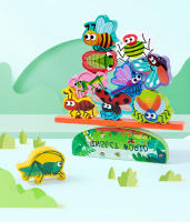 Bloques De Construcción De Madera Con Dinosaurios Juego Educativo Para Niños Tablero De Equilibrio Interactivo Para Padres Y Niños - details 5