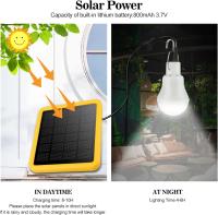 Lámparas Solares con Mando a Distancia 2PCS&3.5M Cable*2, 130Lumen Lámparas Recargables para Exterior Interior, Luces LED Colgantes Linternas Solares para Jardín Emergencia Gallinero Camping Viajar - details 2