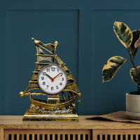 Reloj De Mesa Decorativo Con Figura De Navegación Reloj De Alarma Para Cocina Dormitorio Oficina Sala De Estar Adecuado Para Niños Estilo Retro - details 2