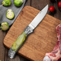 Cuchillo De Afeitar Profesional En Acero Inoxidable Con Mango Plegable Cuchillo De Carne Y Fruta Para Corte De Pescado Y Carne En La Cocina - details 6