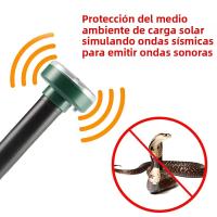 Repelente De Ratones Solares Ultrasonidos Repelente De Serpientes Y Insectos De Alta Potencia Con Batería Y Carga Solar Zapador De Ratas - details 5
