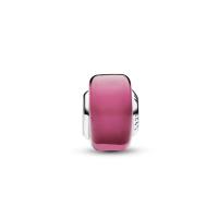 PANDORA Mini dijes de cristal multicolor, accesorios de joyería personalizados con cuentas DIY, regalo de cumpleaños, regalo del Día de la Madre, mini dijes rosas, talla única - details 1