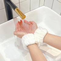 2pcs Paño De Rostro Y Muñeca Absorbente De Agua Deporte Secado De Sudor Bandeja De Cabello Protector De Humedad Guante De Muñeca - details 0