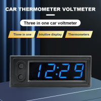 Reloj Digital LED Para Coche 3 En 1 Con Medidor De Voltaje Y Temperatura Accesorio Electrónico Luminoso Para Automóviles - details 9