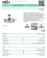 FABRILAMP PREMIUMVentilador Dc Cerrato Niquel 72w 3aspas Desplegables 107d 7200lm 6vel 3000k,4500k,6000k, Remoto+temporizador+memoria Incluye mando a distancia y dos tijas de 10 y 25 centímetro Productos originales calidad de confianza - details 3