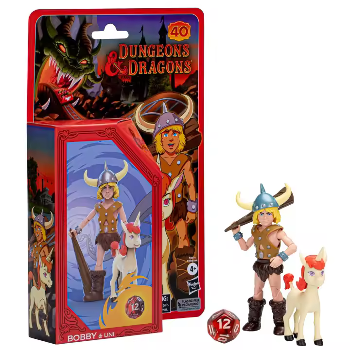Figura Bobby & Uni Dungeons and Dragons F4877 HASBRO - 1