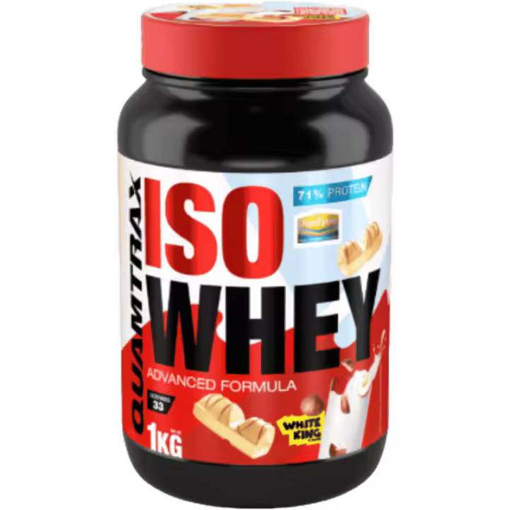 Quamtrax Iso Whey 1kg White King - 1