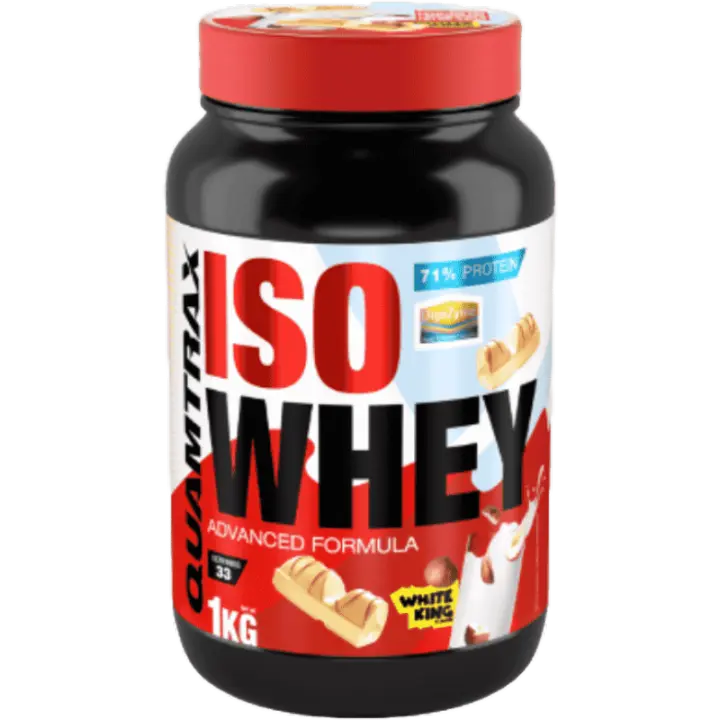 Quamtrax Iso Whey 1kg White King - 1