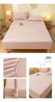 Sábana De Lujo Para Doble Cama 2 Personas Funda De Sábanas Elástica Cubierta De Sábanas Para Cama Queen King 120/150/180/220x200 Linen De Adultos - details 6