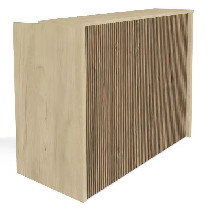 OFILIKE. Mostrador de Recepción para Oficinas, Tiendas, Clínicas. Compact Milos - 1