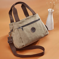Nueva Bandolera Multifuncional Para Mujer Bolsa De Hombro Mensajera De Lona Con Gran Capacidad Estilo Casual Para Todas Las Occasiones - details 4