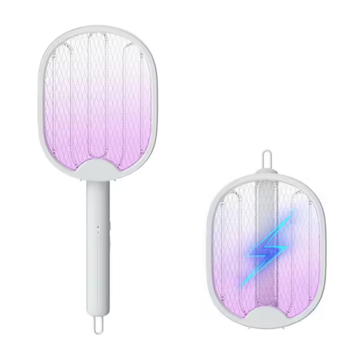 Lampara Eléctrica Plegable Anti-Mosquitos 4 En 1 Recargable Por USB Con Batalla Contra Mosquitos Y Repelente De Aves Aluminio UV 5W - 1