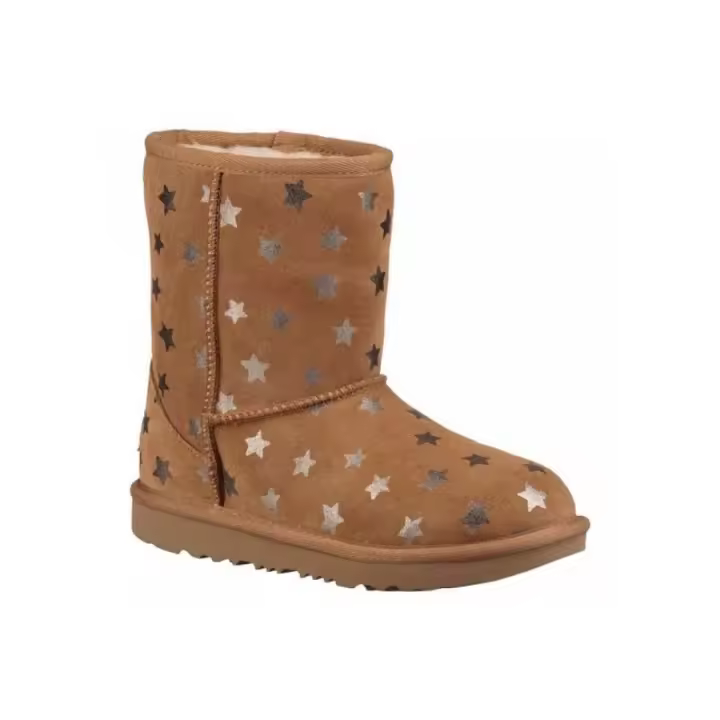 UGG Botas Classic Short II Stars Niña Marrón - Cálidas y Exclusivas - - 1