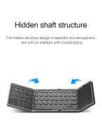Teclado Portátil Móvil Inalámbrico Bluetooth Mini Para IOS Android Windows iPad Tableta Teléfono Teclado En Miniatura Plegable De Corea Del Sur - details 7