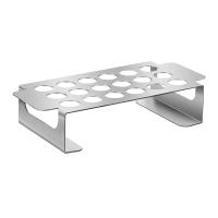 Soporte De Hierro Acero Inoxidable Para Pimienta Y Pollo Piernas Alas BBQ Herramienta Con Barras De Soporte Inferior Para Asado Al Carbón - details 15