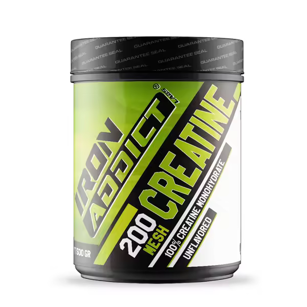 100% Creatina Monohidrato 200 Mesh - 500g Iron Addict Labs - 1