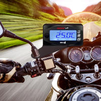 Medidor De Temperatura De Aceite Koso Universal Para Motocicleta Pantalla LCD Digital Dual Temp Volt Medidor De Temperatura Del Cilindro De 4 En 1 - details 0