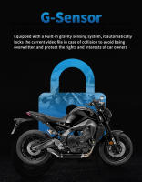 Cámara De Motocicleta DVR WiFi 1080P+1080P Visión Trasera Completa HD Impermeable Con GPS Grabador Negro Box Dual Lente - details 5
