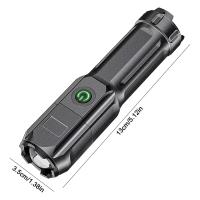 Mini Linterna Potente De Luz Azul Con Luz LED Recargable Distancia De Iluminación < 50 M Material Del Cuerpo ABS Impermeable - details 4